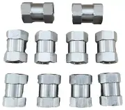 10 Lot Workman SS-NUT-DH Stainless Steel CB Radio Antenna Replacement Stud Nuts