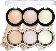 IEFIEL 1Pc Blush Palette with High Pigment Pearly Shine Buildable Formula for Natural Flush Cheek Color Makeup Compact Type 2 One Size