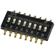 Pack of 5 97C08SRT Switch slide dip SPST 25MA 24V