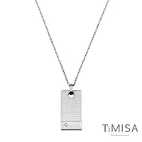 在飛比找momo購物網優惠-【TiMISA】宣言-S號 純鈦項鍊(E)