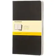 Moleskine Cahier Large Notebook Grid 3 Pack Black