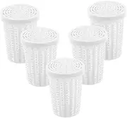 TOBBOMEY 5pcs Bait Trap Box Bait Storage Cage Fishing Bait Trap Fish Lure Holder Outdoor Fishing Bait Cage Carp Fishing Rocket Feeder Fishing Lure Feeder Cage Carp Fishing Device
