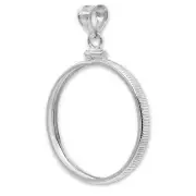 Australian Half Penny Sterling Silver Coin Edge Bezel