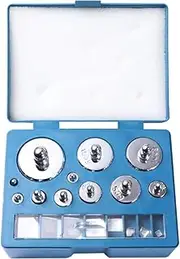 ULTECHNOVO Calibration Weight, 500 Grams M2 Grade Split Type Physical Weight Set 10g 20g 50g 100g with for Digital Scale Balance, Lab Scale (Total 500g)