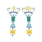 NEW Guzzini Flower & Lemon Salad Servers 2pce