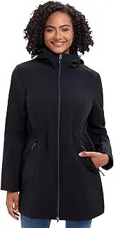 ROYAL MATRIX Women's Hooded Softshell Jacket Windbreaker Rain Parka Jacket