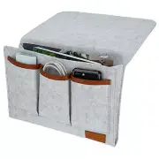 Creekview Home Emporium Felt Bedside Caddy - Gray Dorm Bedside Storage Caddy