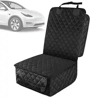 Daooibpa Dog Car Seat Covers | Front Seat Cover Waterproof for Dogs - Scratchproof Leather Fabric Chair Pad, Non-Slip Mat Easy-to-Clean for Commuting, Roadtrip