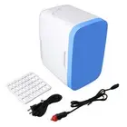 AU (Blue)Mini Fridge Cooler 8L Cooling&Warming Dual Use Portable Compact Fridge