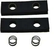 KAISH Set of 2 Bass Pickup Height Foam Pickup Height Adjustment Pads with Springs for Jazz J Bass or Jazzmaster Pickups