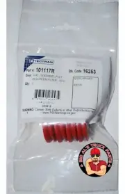 Tectran Polyurethane Gladhand Glad Hand Seal With Filter, Bag of 5, 101117R