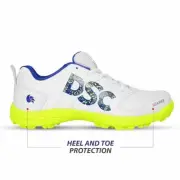 DSC Beamer Cricket Men's Shoes | Size: US 12 | Color: Fluro Yellow-White