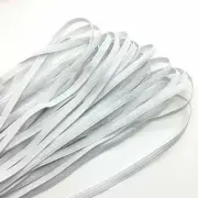 1/8 White Flat Elastic Band Arts Crafts Sewing DIY Mask: US Stock Ready to Ship