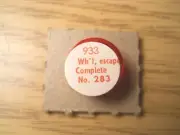 ELGIN 933 Factory Watch Replacement PART #283 - ESCAPE & PINION WHEEL COMPLETE
