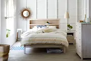 Ocean Grove Feature Bed Frame - Double / Whitewash