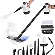 Oimzzr Handheld Steam Cleaner Multipurpose 1000W 3 Bar Portable High Temperature Pressurized Steam Cleaner with Safety Lock and 15 Accessory Kit to Remove Dirt/Grime/Grease
