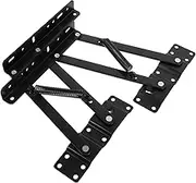 VILLFUL 2 Pcs Heavy Duty Hydraulic Lift Up Hinges for Furniture Adjustable Spring Mechanism for Coffee Table Space Saving Design Cold Rolled Smooth Height Transition