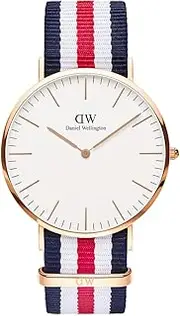 [Daniel Wellington] Classic Canterbury Watch, Multicolor NATO Band