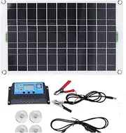 Ultra Lightweight 12V Campervan Solar Panel,100W Bendable Thin Film Monocrystalline Lightweigh Panel for Marine Cabin Van Car Uneven Surfaces