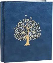 Photo Album Book, 7 Inch Family Photo Album, Wear Resistant, 400 Sheets Memory Book for Scrapbooking Memorial Bedroom Living Room Bookshelf
