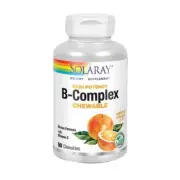 B-Complex Chewable Orange 50 Wafers By Solaray