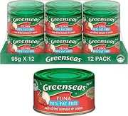 Greenseas Tuna Sundried Tomato and Onion Canned Fish Canned Tuna 95g (Pack of 12)
