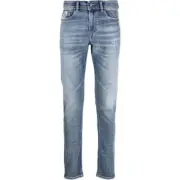 Diesel 1979 Sleenker Plain Light Blue Faded Denim Jeans