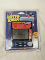 Vtg Radica Lotto Keno Handheld Game One Or Two Player Model 1480CS1BA READ!