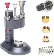 [MLBNBMMPLW] 4 Pin High Precision Needle Loader, 4 Pin Watch Hands Pressers Tool with 4 Steel Needles and 4 Acrylic Needles, Watch Hand Setting Tool, Watchmakers Setting Fitting for Watch Repair