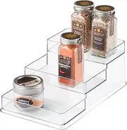 InterDesign Linus Plastic Herb Rack, Medium Size, Clear