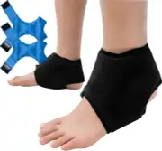 Reusable Gel Ice Pack for Ankle Injuries and Foot Pain Relief, 2 Packs Cold Wrap
