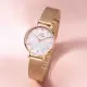 【Daniel Wellington】Petite Melrose Pearl 珍珠貝米蘭金屬錶-玫瑰金32mm(DW00100516)