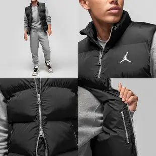 Nike 背心 Jordan Essential 男款 立領 保暖 拉鍊口袋 喬丹 防風 外套 單一價 FB7308-010