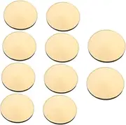 Didiseaon 10pcs Blank Engraving Challenge Blanks for Crafts for Jewelry Making Commemorative Collection