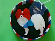 Erstwilder Papillon en Bleu Paris Holiday Brooch--Never Removed from Box-Retired