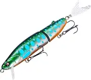 lisutupode Fishing Lures Saltwater | Angling Baits for Outdoors | Multifunctional Multi Jointed Fishing Bait for Silver Carp, Perch, Pike, Yellowtail Carp, Bream