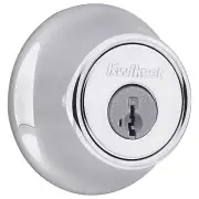 Kwikset Single Cylinder Deadbolt Polished Chrome 660 26 - 12 locks per box