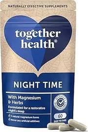 Health OceanPure Night Time Magnesium Complex Capsules, 60-Count