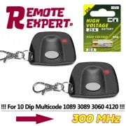 Remote Control 10 Dip Code MultiCode Garage Door/Gate Transmitter Opener 310Mhz