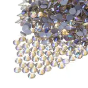 2880 Pcs Hotfix Rhinestones Flatback Crystal Gems SS10 2.9mm,Transparent Purple