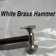 Double Side Dent Hammer Softer White Brass covnex Head w/Double E Handle