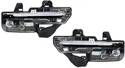 Car Fog Lamp Assembly Car LED Front Bumper DRL Daytime Driving Running Light Fog Lamp For Mazda CX30 CX-30 2020 2021 2022 2023 Front Bumper Fog Light(1pc right)
