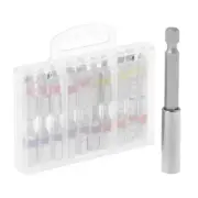 20 Pcs Flat Screwdriver Bit Set for Head Color Coded with