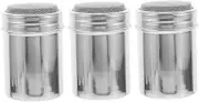 Stainless Steel Powder Dispenser Mesh Sprinkling Bottle Hand-held Sifter Shaker for Flour Sugar Salt Pepper Cocoa