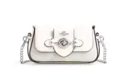 Coach Brie Mini Crossbody In Signature Canvas Glacier White CO970 NWT $278