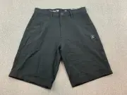 Hurley Walkshort Shorts Mens 28 Black Performance Stretch Lightweight Comfy Cool