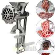 Table Desk Manual Meat Grinder Mincer Stuffer Sausage Pasta Filler Maker Machine
