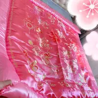 在飛比找Yahoo!奇摩拍賣優惠-現貨熱銷-全新杭州絲綢軟緞被面手工新疆長絨棉被可鋪可蓋結婚陪