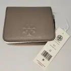 Tory Burch Thea Bi-Fold Wallet – Gray Heron
