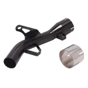 Fit For Kawasaki Z900 Z900e 2017-2022 Motorcycle Exhaust Escape Modified Slip Mid Link Pipe Catalyst Delete Eliminator Enhanced Black